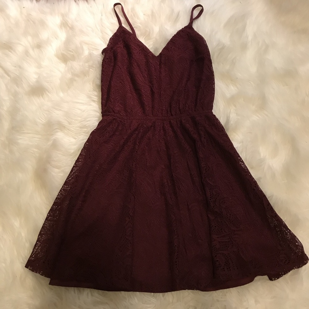 Maroon dress